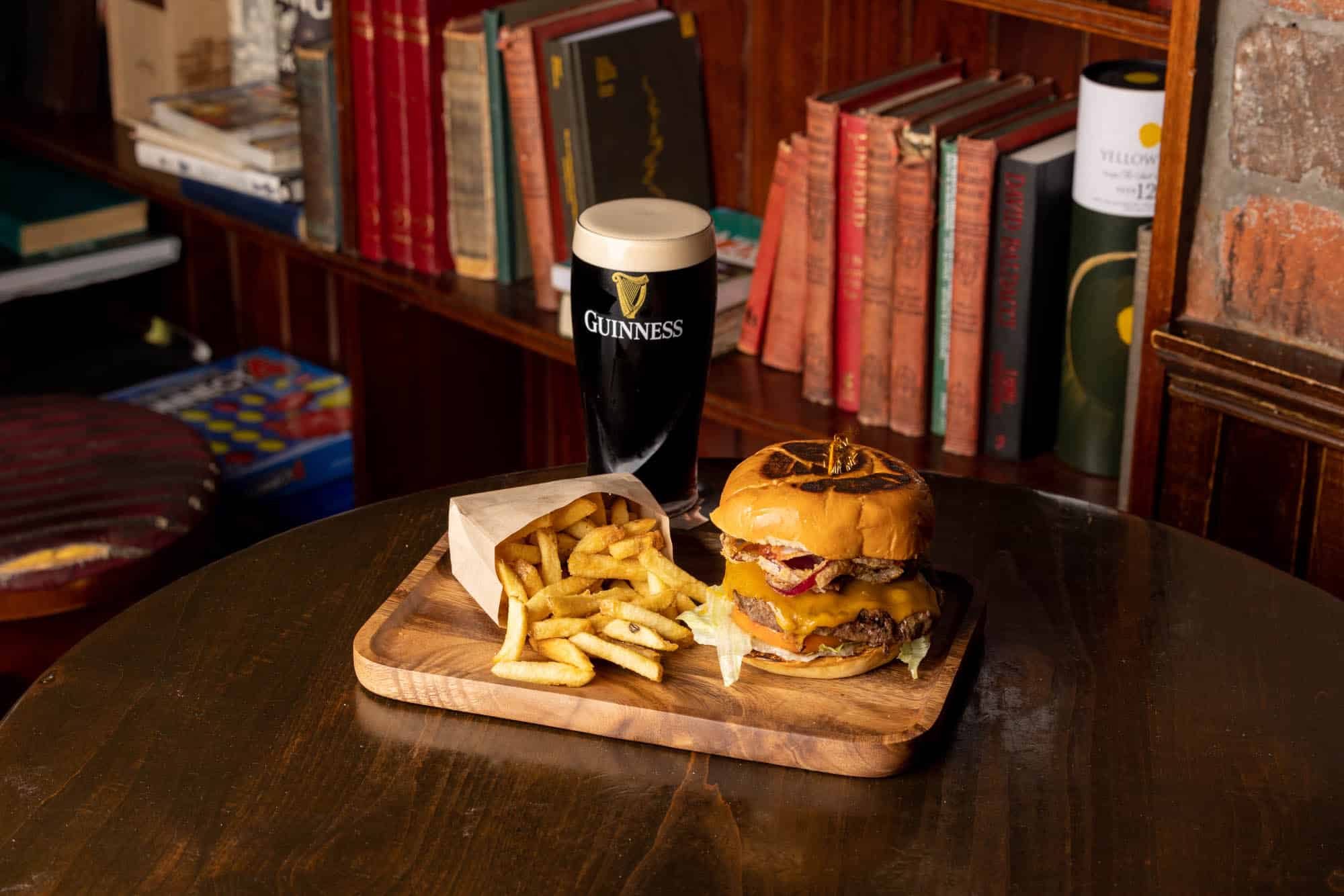 Burger and Guinness